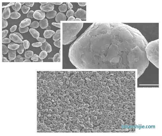 鱗片石墨球化后產品