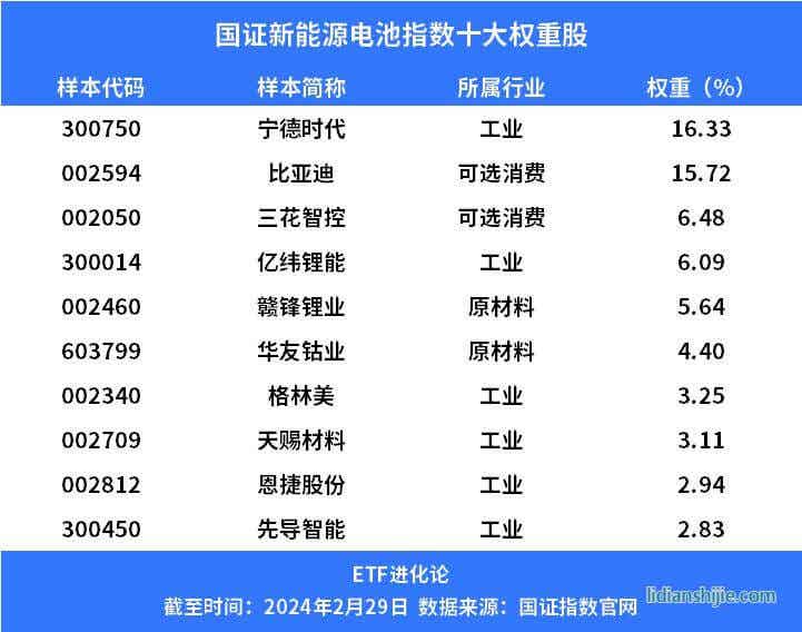 國證新能源電池十大權(quán)證股