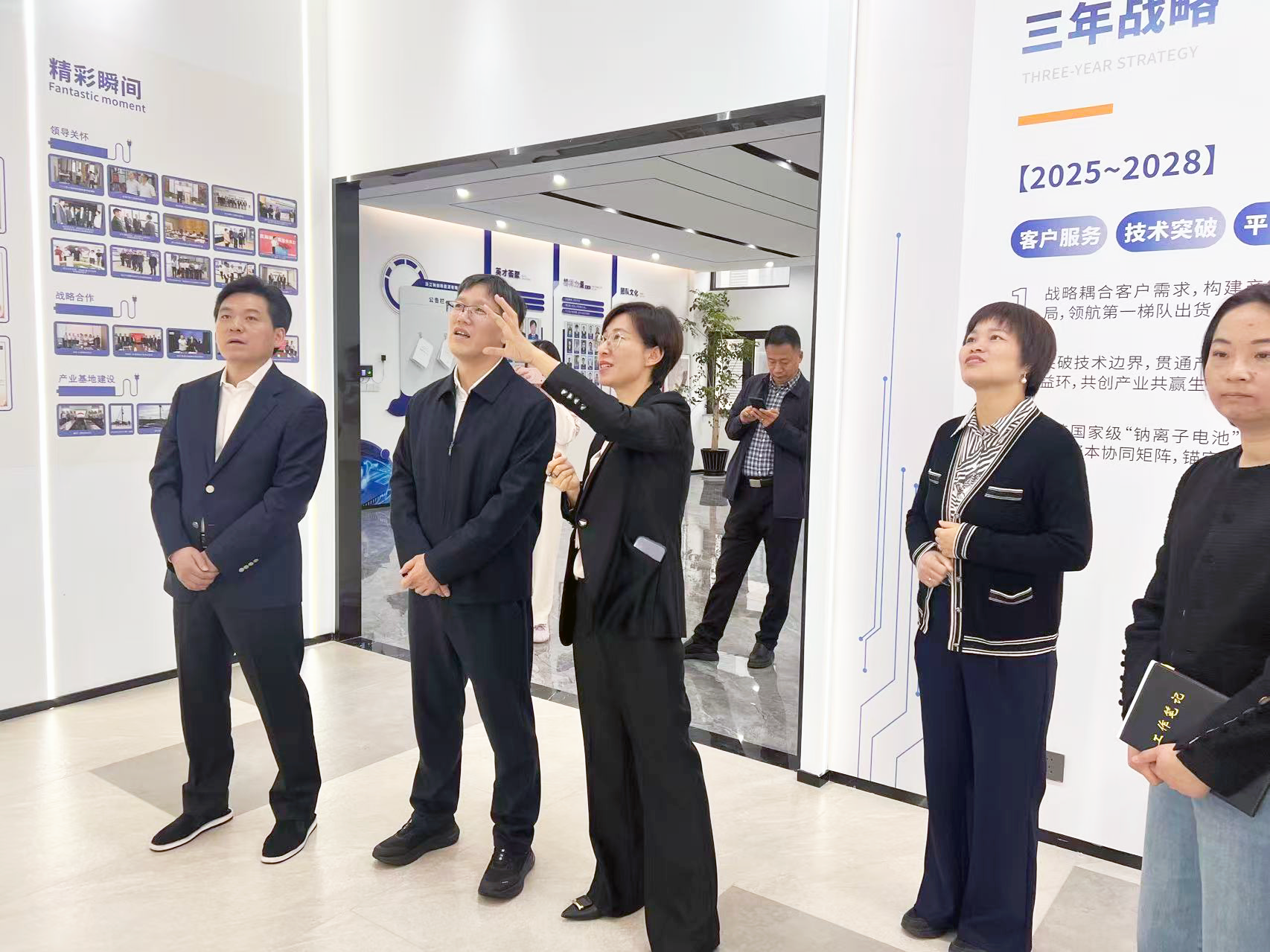  浙江省能源局俞奉慶局長一行蒞臨鈉創新能源調研指導