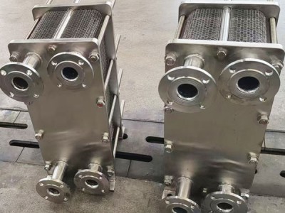 鋰電專用316L 不銹鋼板式換熱器 化成分容涂布精準(zhǔn)控溫圖1