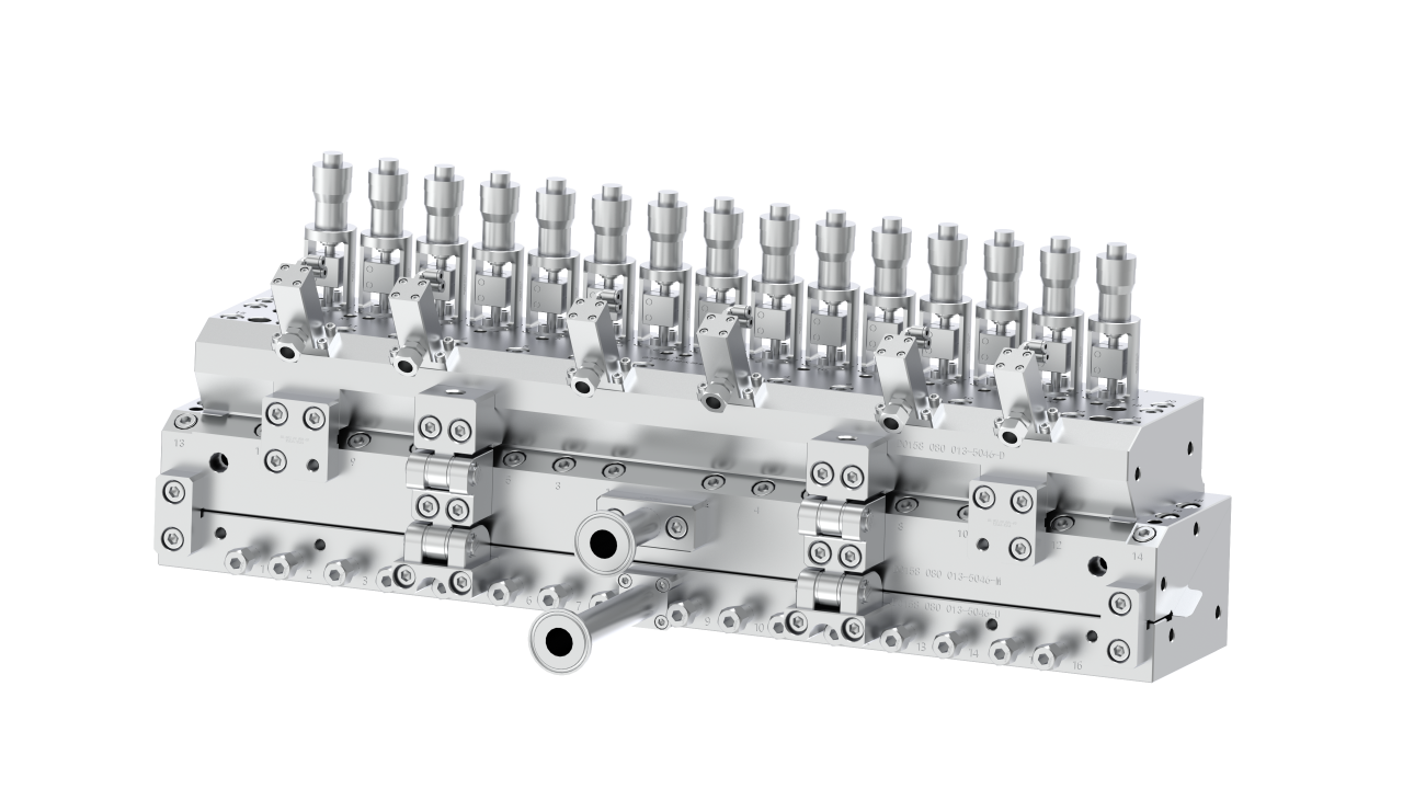 曼恩斯特雙層雙調(diào)節(jié)涂布模頭 曼恩斯特雙層雙調(diào)節(jié)涂布模頭